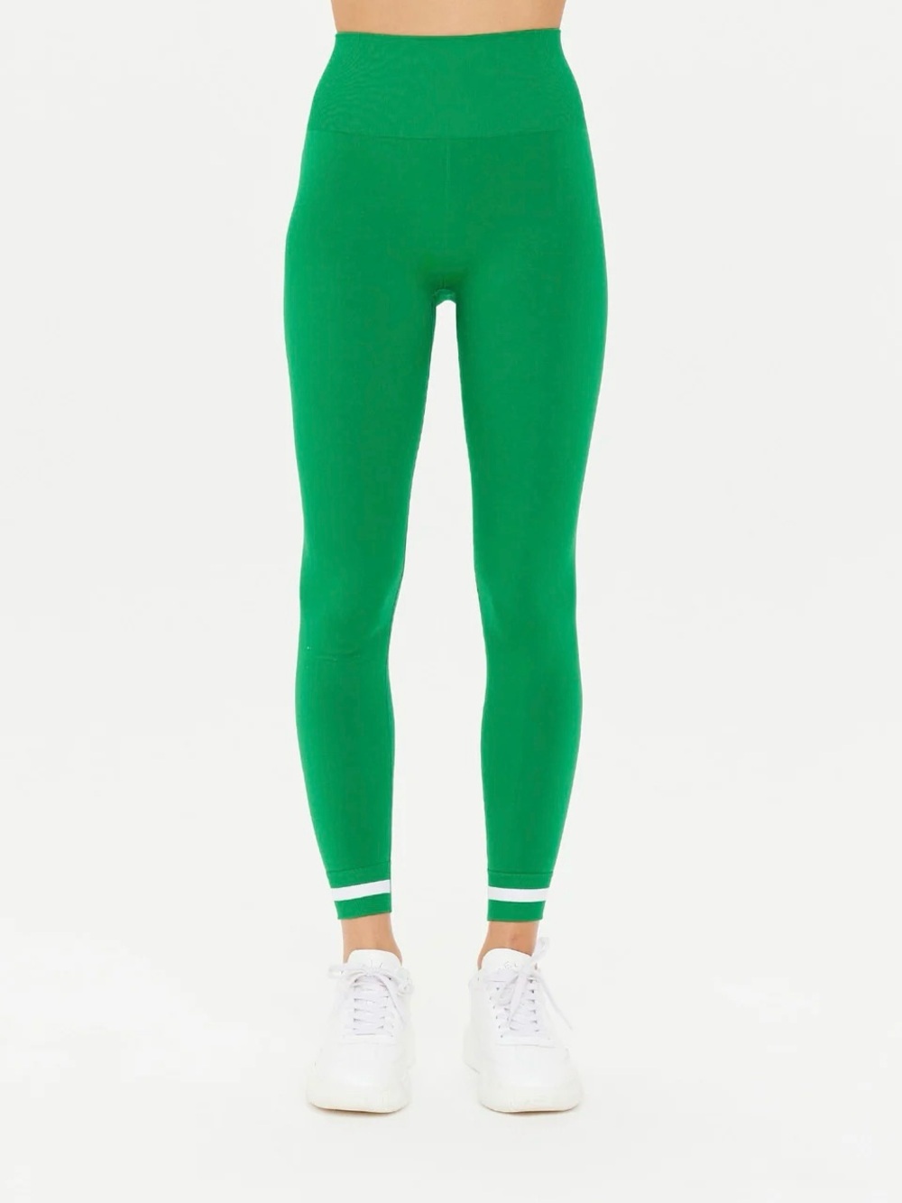 The Upside Form Seamless 25 Inch Midi Leggings in Green - Picture 2 of 6